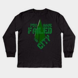 Green Arrow Kids Long Sleeve T-Shirt